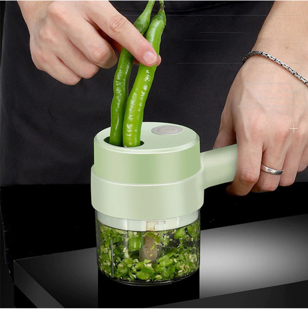 Androf 4 In 1 Electric Vegetable Cutter