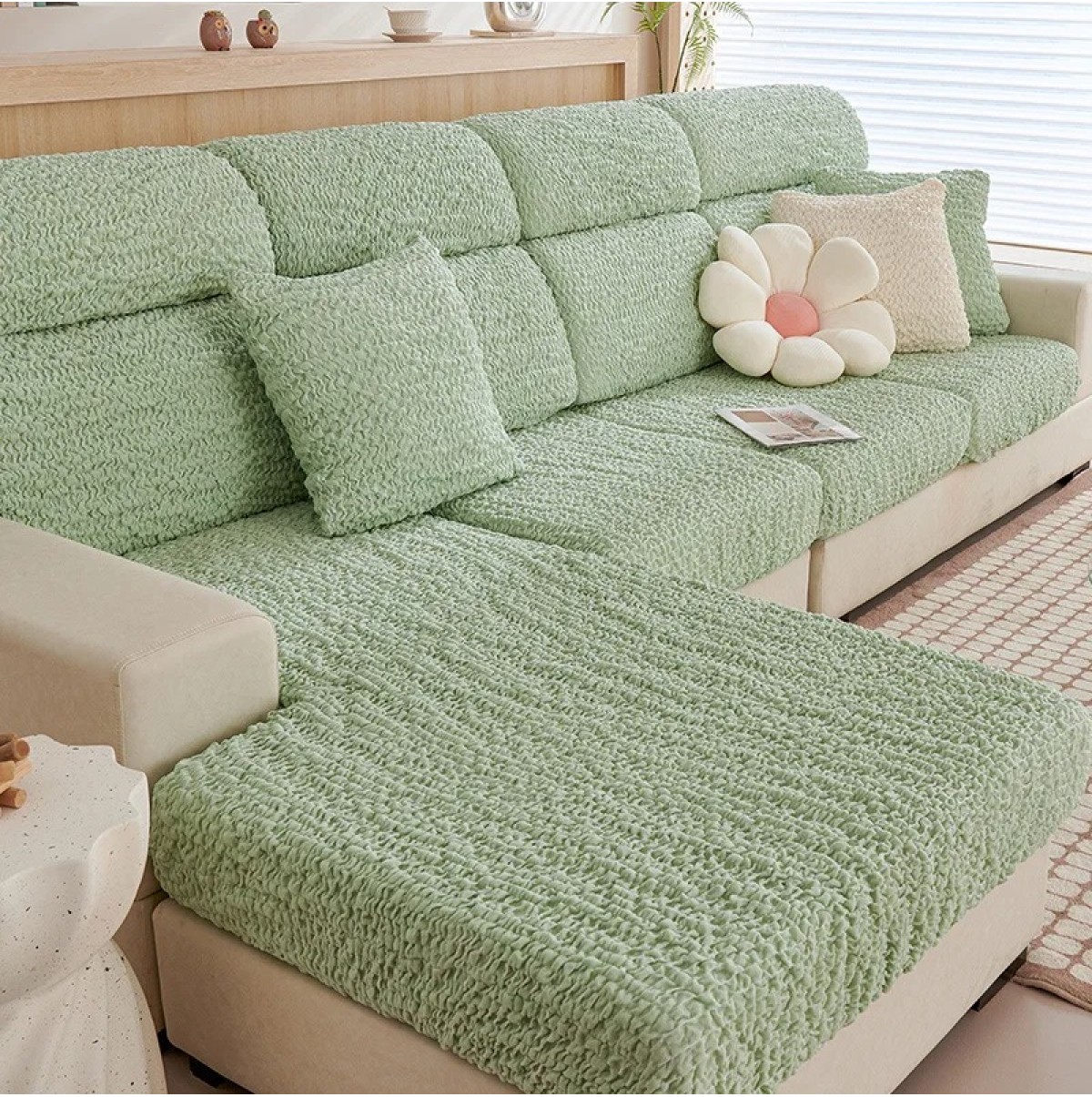Androf Elastic Sofa Cushion Cover