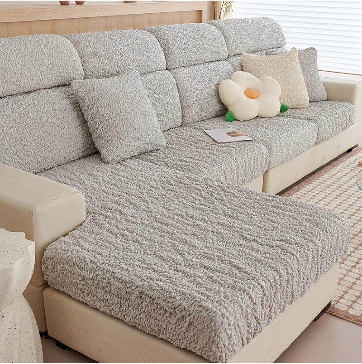 Androf Elastic Sofa Cushion Cover