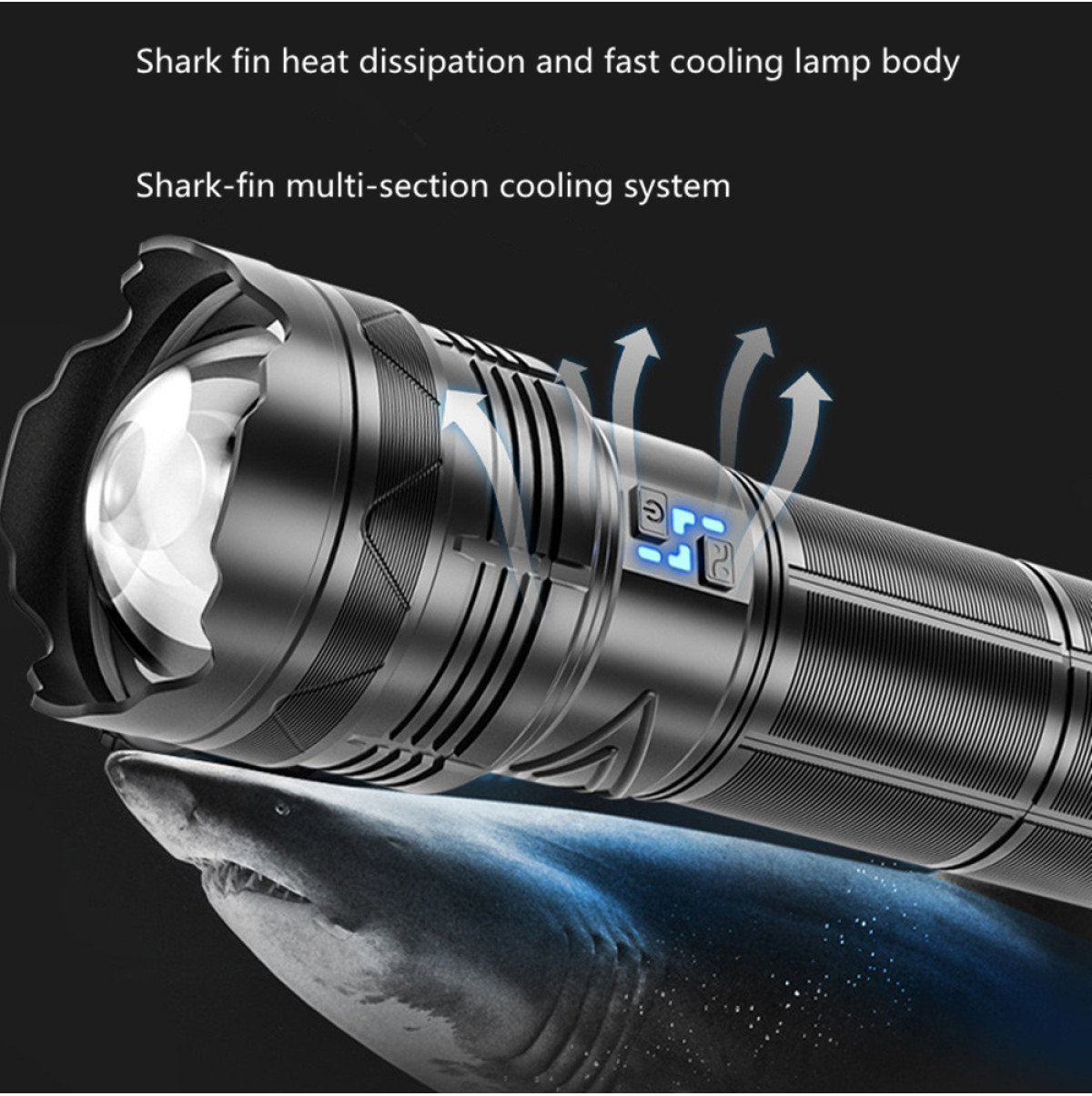 Androf 100W Zoomable Flashlight